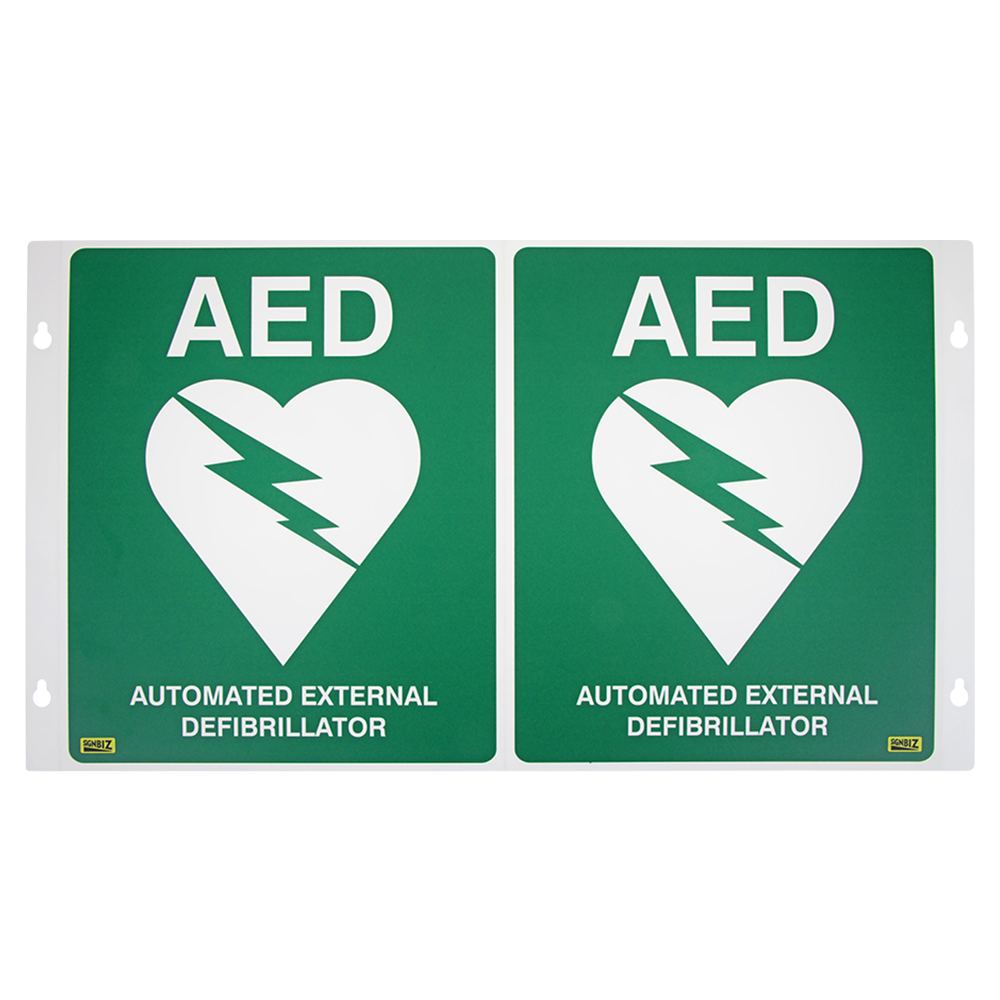 Aed 3D Sign 500X300 (225X300 Folded)